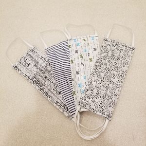 4FOR$20 HANDMADE cotton fabric face mask